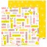 Pack 5 Papeles Decorados 12X12" 180 G Mensajes De Chicas Fsc Anita