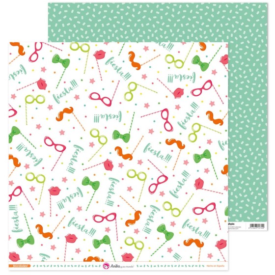 Pack 5 Papeles Decorados 12X12" 180 G Fiesta Felicidades! Fsc Anita