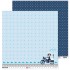 Pack 5 Papeles Decorados 12X12" 180 G Policia Sobre Ruedas 16 Fsc Anita
