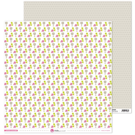 Pack 5 Papeles Decorados 1ªcomunion Niña 16 Fsc Anita