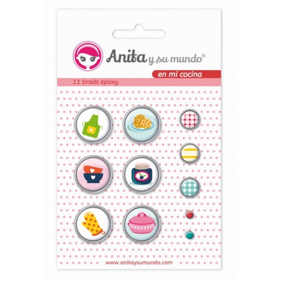 Pack 11 Brads Epoxy En Mi Cocina 16 Anita