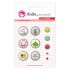 Pack 11 Brads Epoxy En Navidad Anita