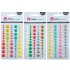 Pack 48 Enamel Dots Colores Surtidos Basicos Scrapbooking Anita