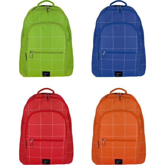 Mochila Roomy Unequal Naranja 3 Compartimentos Grafoplás