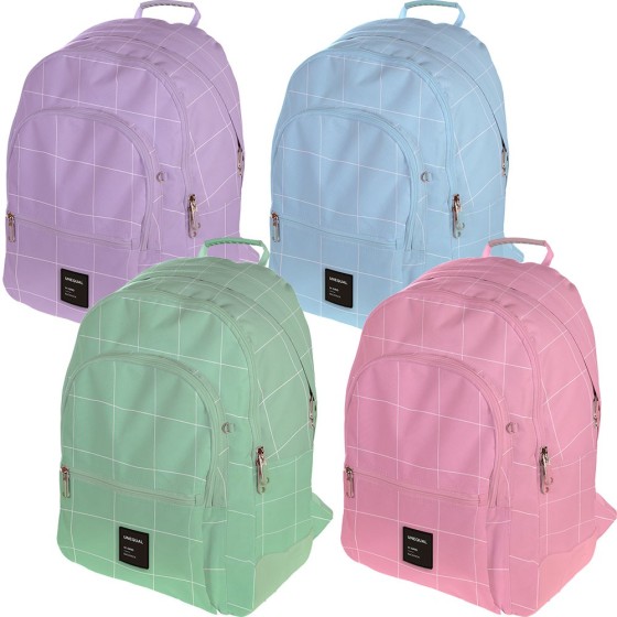 Mochila Rubber Unequal Lavanda 3 Compartimentos Grafoplás