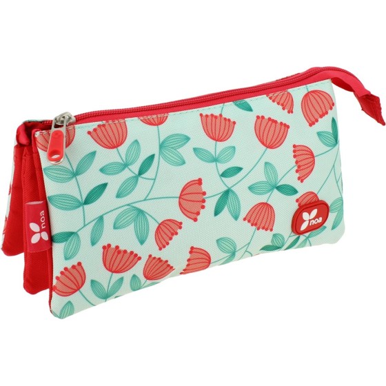 Portatodo Triple Plano Noa 19 Bloom 3 Compartimentos Grafoplás