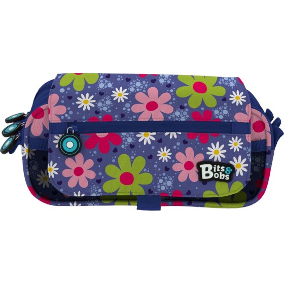 Portatodo Triple Con Solapa Garden 3 Compartimentos Grafoplás