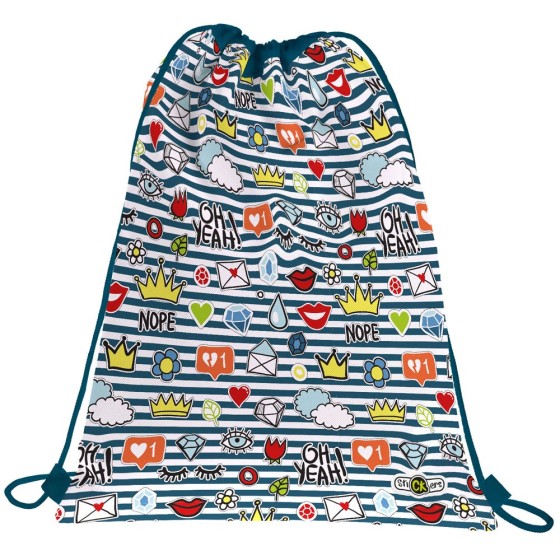 Saco Plano Stickers 22 Crown Grafoplás