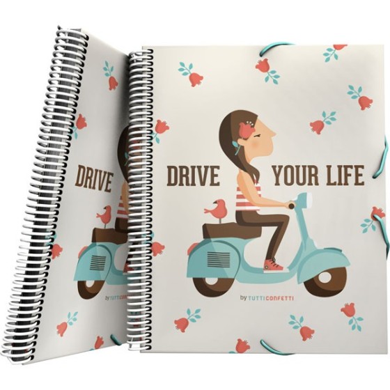 Carpeta Fundas PP Opaco Rígido A4 30 Fundas Con Sobre Tutti 18 Drive Grafoplás