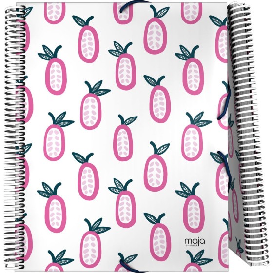 Carpeta Fundas PP Opaco Rígido A4 30 Fundas Con Sobre Maja 20 Cocoa Bean Grafoplás