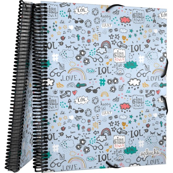 Carpeta Fundas PP Opaco Rígido A4 30 Fundas Con Sobre Laurie 20 Grafoplás