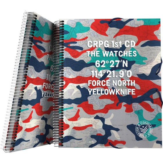 Carpeta Fundas PP Opaco Rígido A4 30 Fundas Con Sobre Master&Commander 20 Rojo Grafoplás