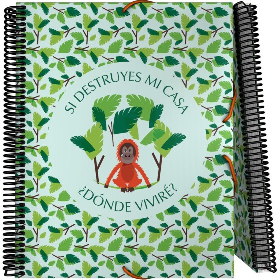 Carpeta 30 Fundas PP A4  MaxiplasPP Planet Mono