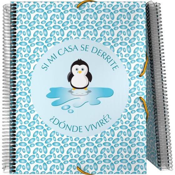 Carpeta 30 Fundas PP A4  MaxiplasPP Planet Pinguino
