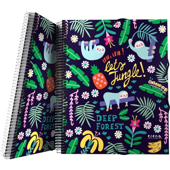 Carpeta 30 Fundas PP A4  MaxiplasPP Ec  Jungle