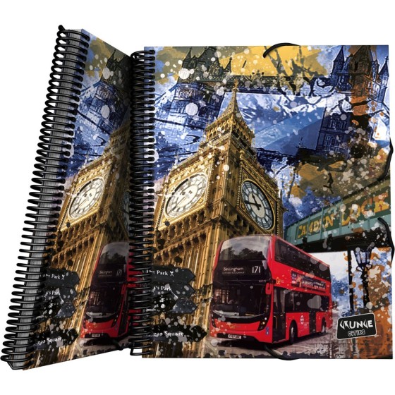 Carpeta 30 Fundas PP A4  MaxiplasPP Cities London