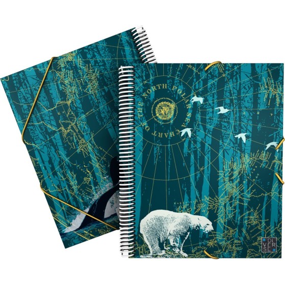 Carpeta 30 Fundas PP A4  MaxiplasPP Diverse North