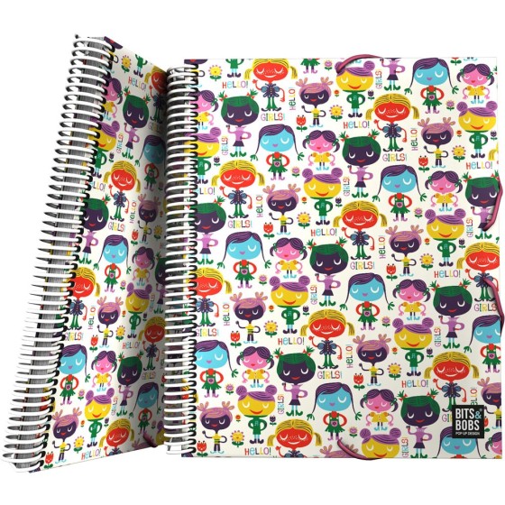 Carpeta 30 Fundas PP A4  MaxiplasPP Bits&Bobs Hello