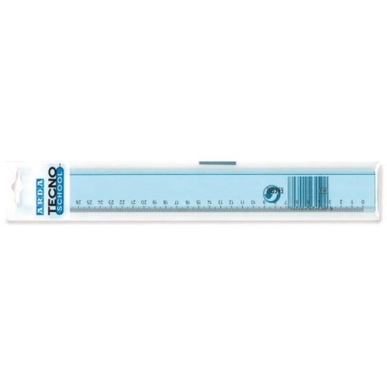 Regla Semi Rígido 30 Cm Azul Arda