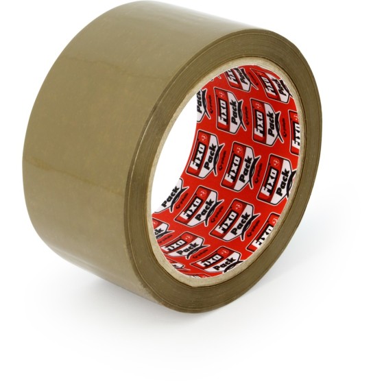 Cinta Precinto PP Caucho 66X50 Sin Ruido Transparente Fixo