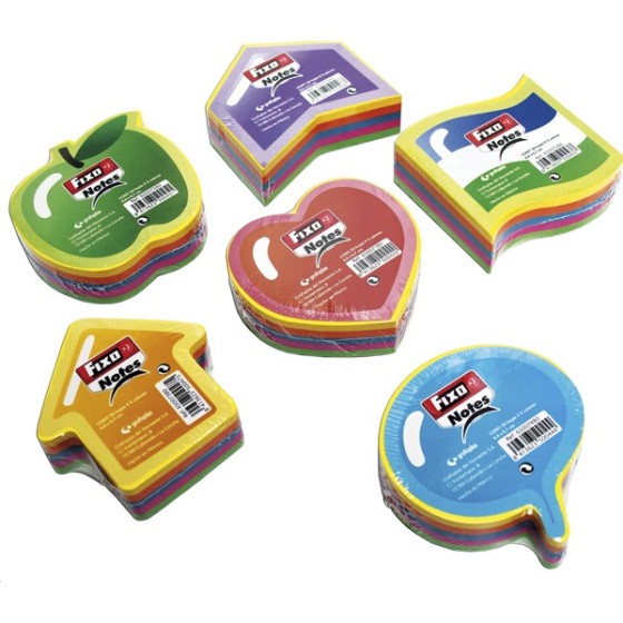 Bloc Notas Adhesivas Figuras 76X76 mm Bandera Fixo