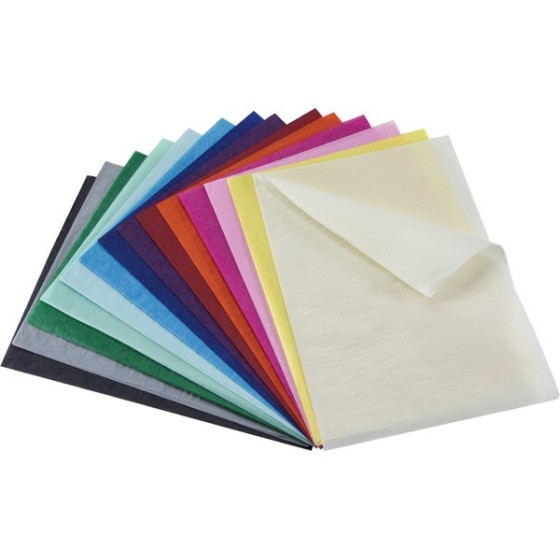 Pack 25 Hojas Papel Seda 50X75 Cm Negro Fixo Kids