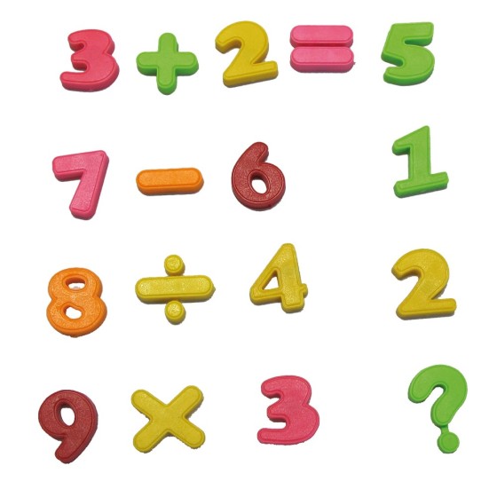 Pack 27 Números Imantados Plástico Smart