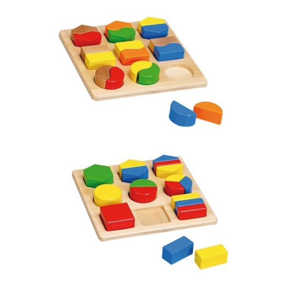 Caja Con 18 Bloques De Madera Smart