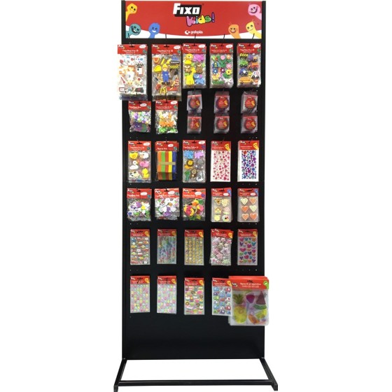 Figuras Adhesivas Colores Surtidos + Perforadora Fixo Kids