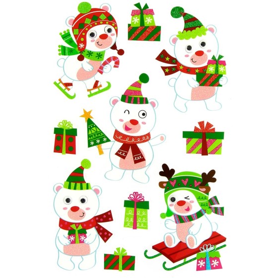 Pegatinas C/Ojitos  Moviles Ositos