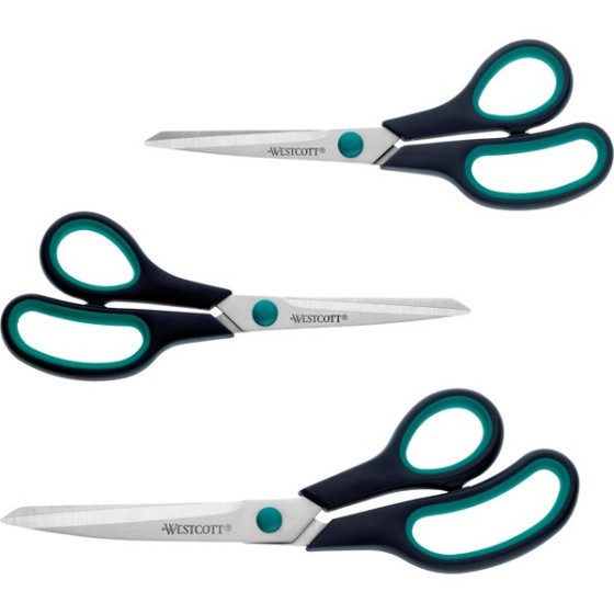 Blíster Tijeras Oficina "210/8""" Zurdos Con Soft Grip Westcott