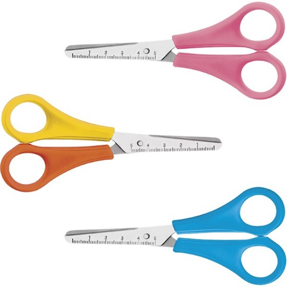 Blíster Tijeras Escolares "130/5""" Azul Westcott
