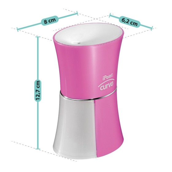 AfilaLápices Eléctrico Con Depósito Rosa Westcott