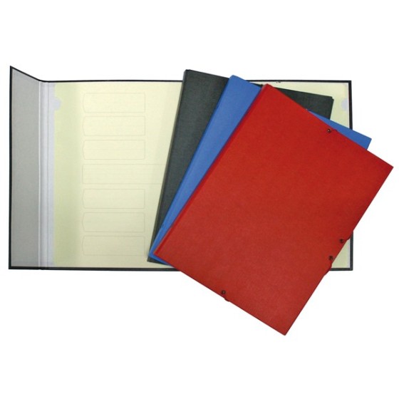 Clasificadores  Gomas Folio Negro Carpeta Goma PP- Fsc Grafoplás