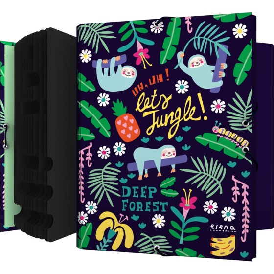 Clasificador Forrado Con Solapas Ec  Jungle Fsc Grafoplás