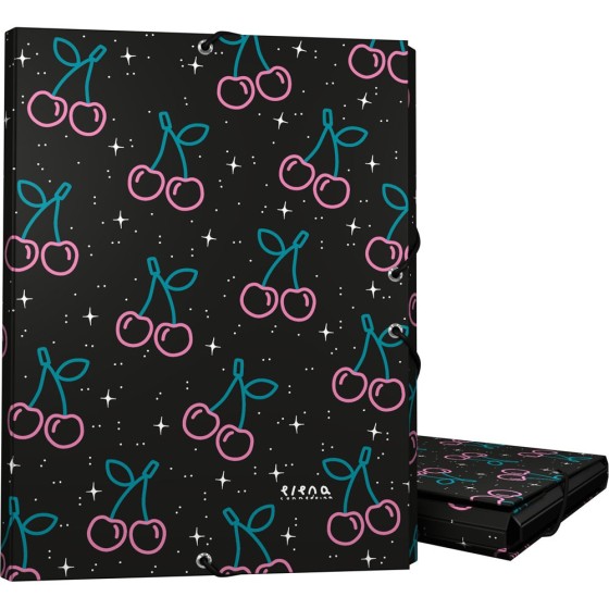 Carpeta Gomas Con 3 Solapas Papel Plastificado Soft Folio Fsc Ec  Grafoplás