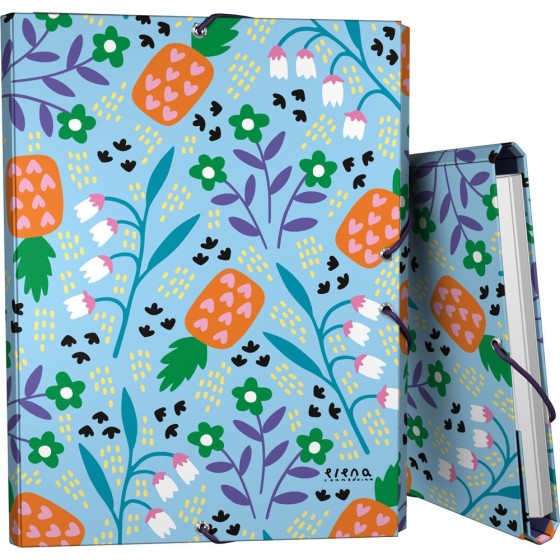 Carpeta Gomas Con 3 Solapas Fsc Ec  Flower Grafoplás