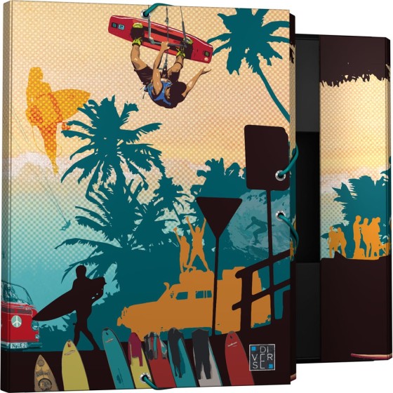 Carpeta Gomas Con 3 Solapas Fsc Diverse  Sunshine Grafoplás