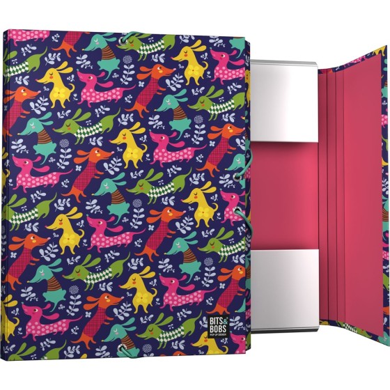 Carpeta Gomas Con 3 Solapas Fsc Bits&Bobs  Dogs Party Grafoplás