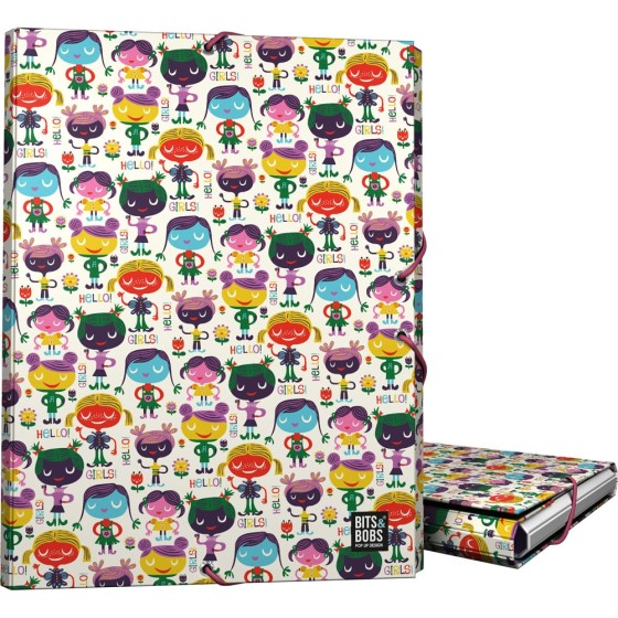 Carpeta Gomas Con 3 Solapas Fsc Bits&Bobs  Hello Grafoplás