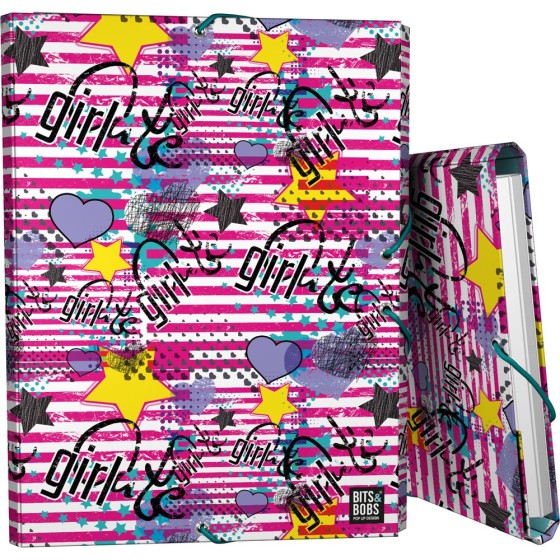 Carpeta Gomas Con 3 Solapas Fsc Bits&Bobs  Girl Grafoplás