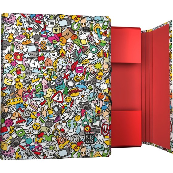 Carpeta Gomas Con 3 Solapas Fsc Bits&Bobs  Icons Grafoplás