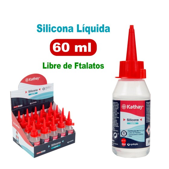 Silicona Liquida 60Ml Transparente Kathay