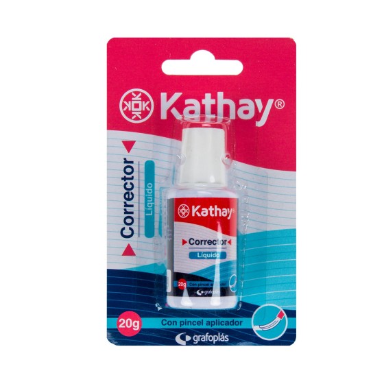 Correctores Liquidos Bote 20 ml. Transparente Kathay