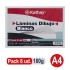 Pack 8 Láminas Dibujo A4 180G Kathay