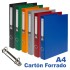 Carpeta De Anillas  A4 2X25mm Colores Surtidos Con Tarjetero Kathay