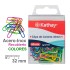 Caja 80 Clips Plastificados Color 32 mm Kathay