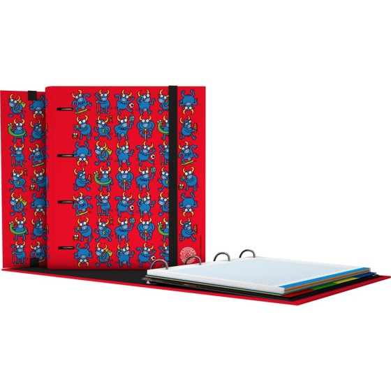 Carpeta De Anillas Con Recambio 4 Anillas de 35 mm. A4 Fsc Katuki  Bull Grafoplás