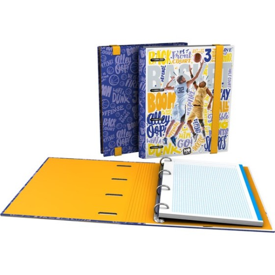 Carpeta De Anillas Con Recambio 4º 4 Anillas 25 mm. Papel Plastificado Brillo A5 4X25mm No Limits 17 Grafoplás