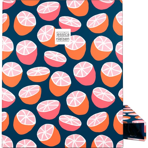 Carpeta De Anillas Papel Plastificado Soft A4 4X25mm Fsc Jessica Nielsen  Citrics Grafoplás